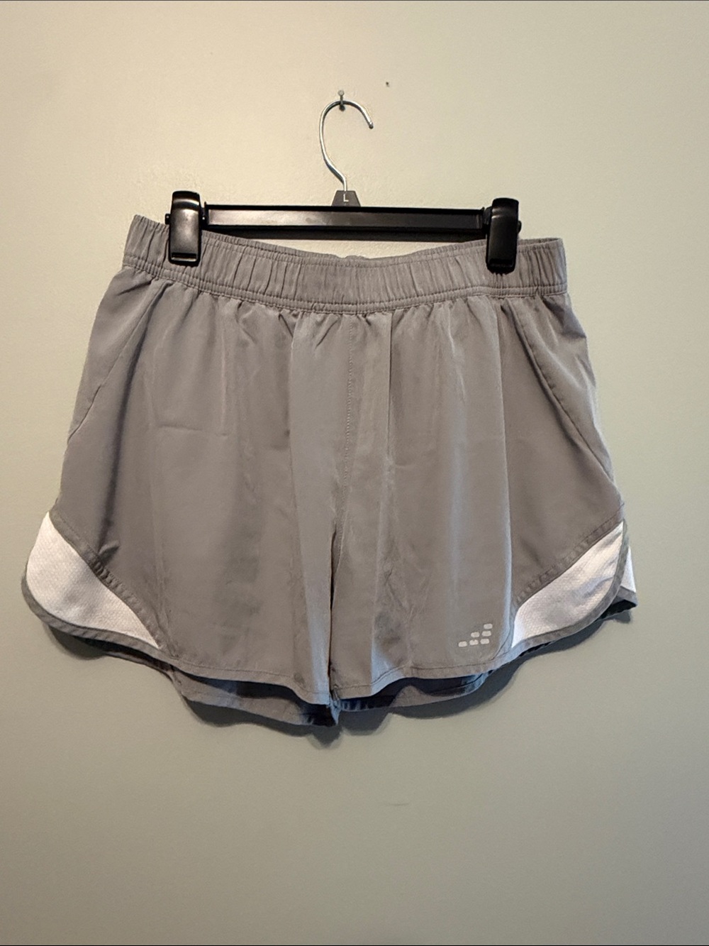 bcg Gray Athletic Shorts with White Accent